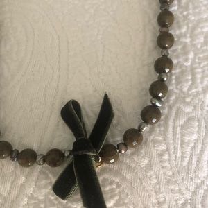 J. Crew Brown Beaded Necklace